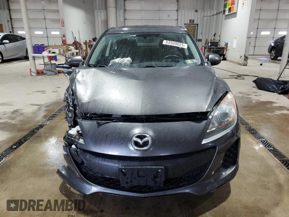 2013 Mazda 3 i Touring with VIN JM1BL1VP9D1834621, listed as a Copart auction lot 53509025 with 101,785 mi miles and Salvage Title. Bid and sale history available at DreamBid. Image 5.