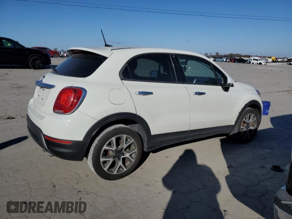 2018 FIAT 500X Urbana Edition with VIN ZFBCFXCB5JP691345, listed as a Copart auction lot 83659514 with 75,017 mi miles and Salvage Title. Bid and sale history available at carsss.com. Image 3.