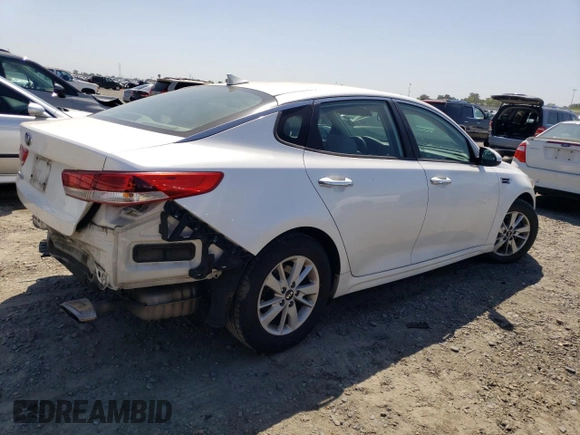 2016 Kia Optima LX with VIN KNAGT4L32G5101053, listed as a Copart auction lot 54886055 with 109,637 mi miles and Salvage Title. Bid and sale history available at carsss.com. Image 3.
