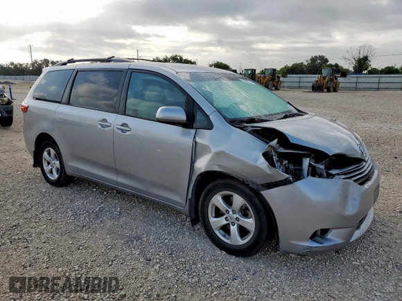 2017 Toyota Sienna LE Auto Access Seat with VIN 5TDKZ3DC5HS861042, listed as a Copart auction lot 60690025 with 85,021 mi miles and Salvage title. Bid and sale history available at DreamBid. Image 4.