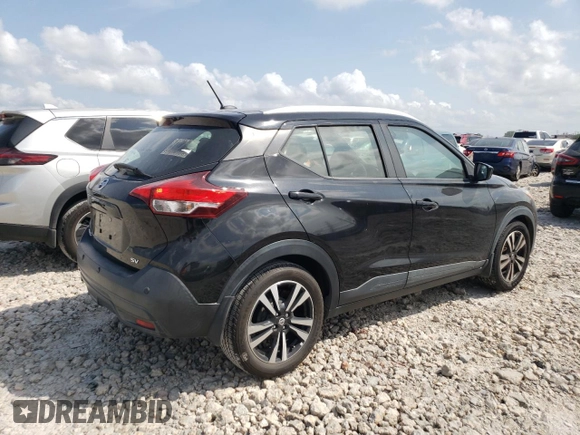 2020 Nissan Kicks SV with VIN 3N1CP5CV5LL486313, listed as a Copart auction lot 56893615 with Not provided miles and Salvage title. Bid and sale history available at DreamBid. Image 3.