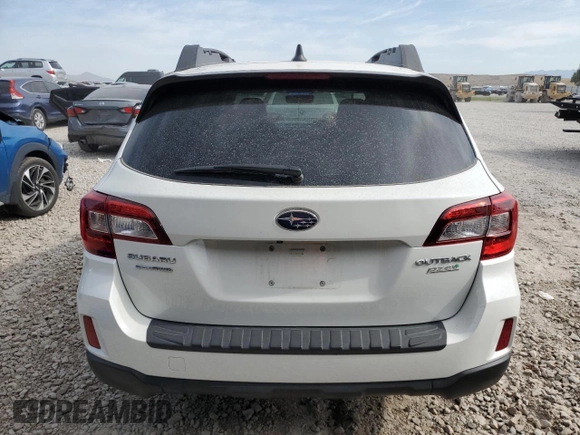 2017 Subaru Outback Premium with VIN 4S4BSACC9H3365376, listed as a Copart auction lot 58941615 with 56,552 mi miles and Salvage title. Bid and sale history available at DreamBid. Image 6.