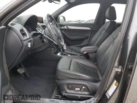 2018 Audi Q3 Premium Plus with VIN WA1HCCFS7JR022640, listed as a Copart auction lot 53517985 with 52,513 mi miles and Salvage Title. Bid and sale history available at carsss.com. Image 7.