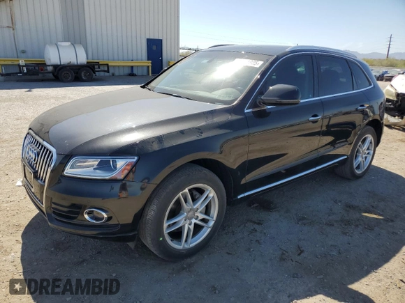 2015 Audi Q5 Premium Plus with VIN WA1LFAFP4FA084939, listed as a Copart auction lot 54881825 with 94,916 mi miles and Salvage title. Bid and sale history available at DreamBid. Image 1.