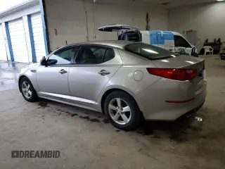 2014 Kia Optima LX z VIN KNAGM4A73E5494917, wystawiony jako Copart lot #65395515 z przebiegiem 119 259 mil mil oraz Czysty tytuł • Clean title. Historia ofert i sprzedaży dostępna na DreamBid. Obrazek 2.