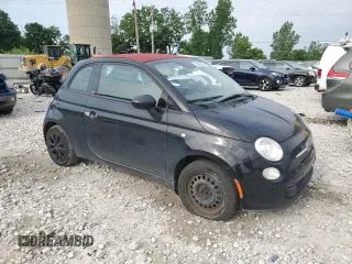 2015 FIAT 500 Pop with VIN 3C3CFFDR4FT663093, listed as a Copart auction lot 60199925 with 116,500 mi miles and Clean title. Bid and sale history available at DreamBid. Image 4.