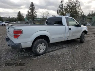 2009 Ford F-150 XL with VIN 1FTPF12V89KA70911, listed as a Copart auction lot 46358075 with 209,017 mi miles and Salvage Title. Bid and sale history available at carsss.com. Image 3.