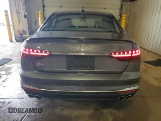 2024 Audi S4 Premium Plus with VIN WAUB4AF41RA054778, listed as a Copart auction lot 51846855 with 5,842 mi miles and Salvage Title. Bid and sale history available at carsss.com. Image 6.
