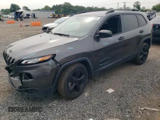 2017 Jeep Cherokee Sport with VIN 1C4PJLAS2HW652382, listed as a Copart auction lot 63910224 with 80,855 mi miles and Salvage title. Bid and sale history available at DreamBid. Image 1.