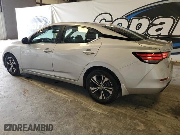 2021 Nissan Sentra SV with VIN 3N1AB8CV4MY206067, listed as a Copart auction lot 54096775 with 66,419 mi miles and Clean Title. Bid and sale history available at DreamBid. Image 2.