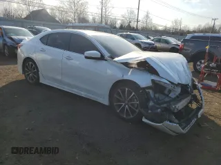 2015 Acura TLX V6 Advance with VIN 19UUB3F73FA003013, listed as a Copart auction lot 48968085 with 122,360 mi miles and Salvage Title. Bid and sale history available at carsss.com. Image 4.
