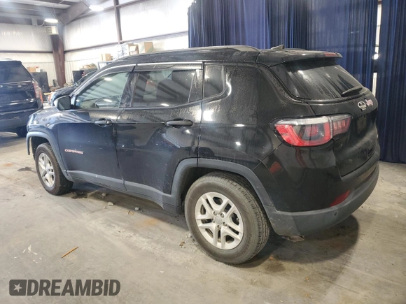2018 Jeep Compass Sport with VIN 3C4NJCAB5JT133880, listed as a Copart auction lot 49858115 with 192,652 mi miles and Salvage Title. Bid and sale history available at carsss.com. Image 2.