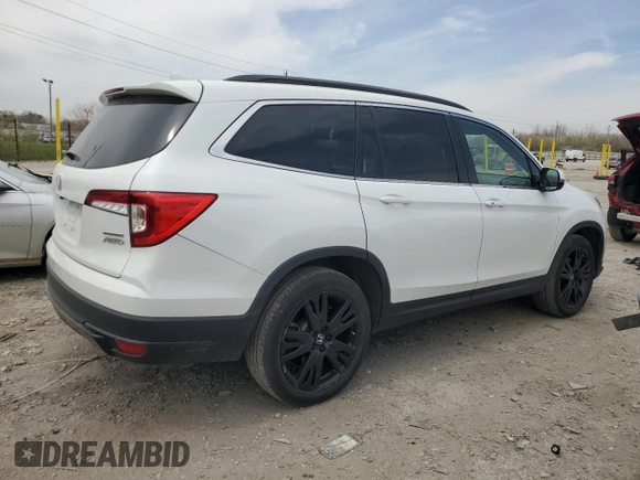 2022 Honda Pilot Special Edition with VIN 5FNYF6H22NB067279, listed as a Copart auction lot 53303305 with 36,386 mi miles and Salvage Title. Bid and sale history available at carsss.com. Image 3.