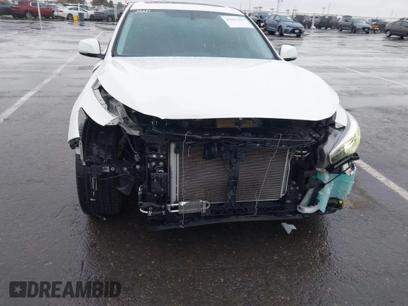 2015 Infiniti Q50 Premium with VIN JN1BV7AR1FM393866, listed as a IAAI auction lot 41807059 with 79,300 mi miles. Bid and sale history available at carsss.com. Image 6.