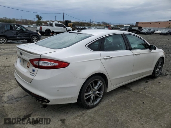 2013 Ford Fusion Titanium with VIN 3FA6P0D9XDR152197, listed as a Copart auction lot 53144675 with 119,336 mi miles and Clean Title. Bid and sale history available at carsss.com. Image 3.