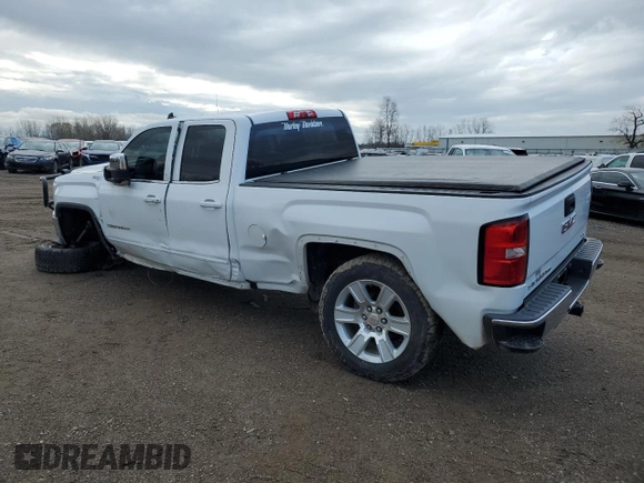 2019 GMC Sierra 1500 SLE z VIN 2GTV2MEC0K1170652, wystawiony jako Copart lot #53474495 z przebiegiem 58 181 mil mil oraz Czysty tytuł • Clean title. Historia ofert i sprzedaży dostępna na DreamBid. Obrazek 2.