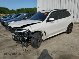 2021 BMW X5 xDrive40i with VIN 5UXCR6C00M9E75622, listed as a Copart auction lot 58568005 with Not provided miles and Salvage title. Bid and sale history available at DreamBid. Image 1.