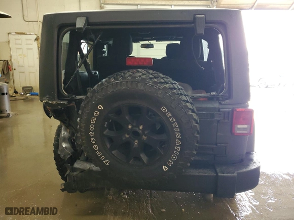 2017 Jeep Wrangler Unlimited Sport with VIN 1C4BJWDG7HL539287, listed as a Copart auction lot 52366995 with 70,782 mi miles and Salvage Title. Bid and sale history available at carsss.com. Image 6.