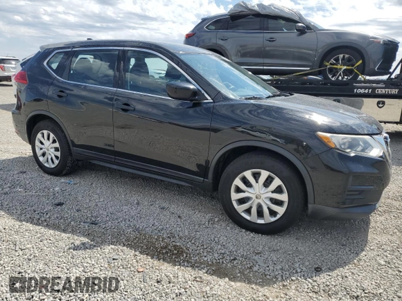 2017 Nissan Rogue SV with VIN KNMAT2MT3HP541834, listed as a Copart auction lot 50585425 with 169,432 mi miles and Salvage title. Bid and sale history available at DreamBid. Image 4.