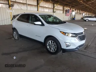 2020 Chevrolet Equinox LT with VIN 2GNAXJEV9L6174520, listed as a Copart auction lot 60227155 with 58,057 mi miles and Salvage title. Bid and sale history available at DreamBid. Image 4.