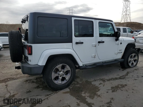 2018 Jeep Wrangler JK Unlimited Sahara with VIN 1C4HJWEG0JL923653, listed as a Copart auction lot 82151514 with 108,737 mi miles and Non Repairable. Bid and sale history available at carsss.com. Image 3.