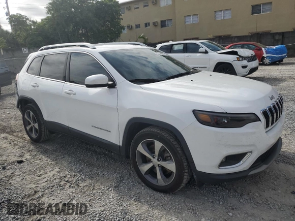2019 Jeep Cherokee Limited z VIN 1C4PJLDB2KD243426, wystawiony jako Copart lot #52316665 z przebiegiem 52 100 mil mil oraz Szkoda całkowita • Salvage title. Historia ofert i sprzedaży dostępna na DreamBid. Obrazek 4.
