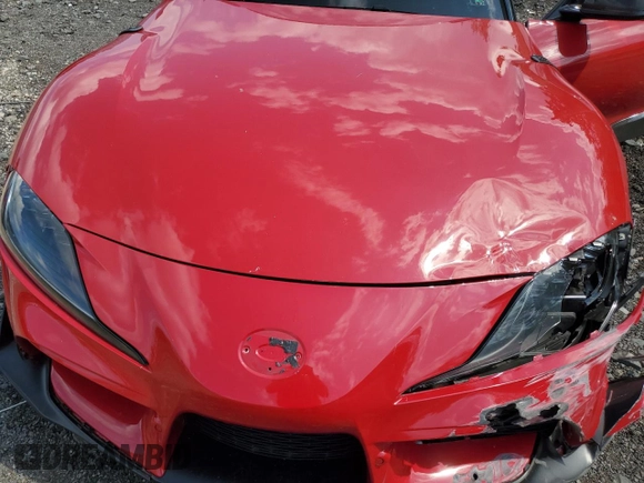 2021 Toyota Supra 3.0 с VIN WZ1DB0C03MW038964, выставлен на аукционе Copart как лот 61932835 с пробегом 24 556 миль миль и Списание • Salvage title. История ставок и продаж доступна на DreamBid. Изображение 11.