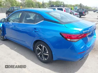 2024 Nissan Sentra SV with VIN 3N1AB8CV2RY387421, listed as a IAAI auction lot 42362993 with 9,068 mi miles and . Bid and sale history available at DreamBid. Image 3.