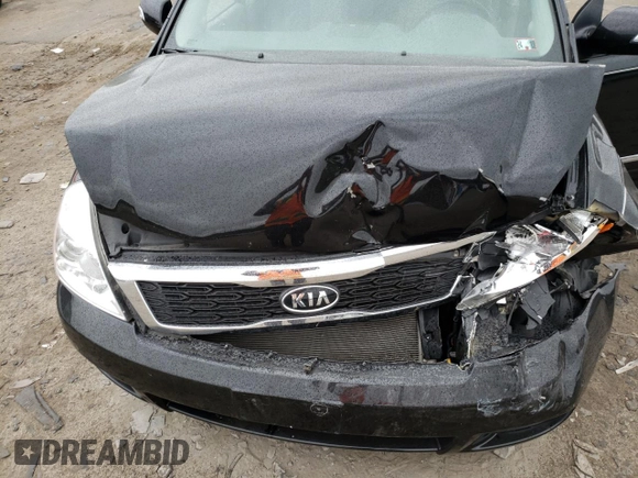 2012 Kia Sedona EX with VIN KNDMH4C74C6422591, listed as a Copart auction lot 72934814 with 85,394 mi miles and Salvage Title. Bid and sale history available at carsss.com. Image 13.