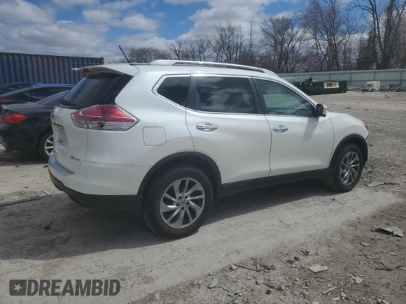 2015 Nissan Rogue SL with VIN 5N1AT2MV6FC900742, listed as a Copart auction lot 53274085 with 68,612 mi miles and Clean Title. Bid and sale history available at carsss.com. Image 3.