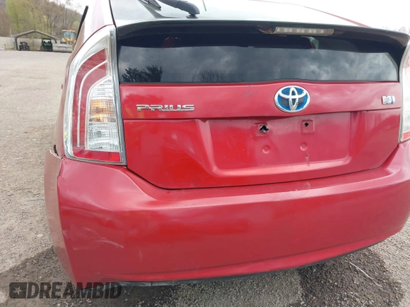 2012 Toyota Prius One with VIN JTDKN3DU0C1520187, listed as a IAAI auction lot 42070196 with 191,023 mi miles. Bid and sale history available at carsss.com. Image 20.