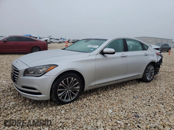 2017 Genesis G80 3.8L z VIN KMHGN4JE1HU175973, wystawiony jako Copart lot #55889575 z przebiegiem 106 543 mil mil oraz Szkoda całkowita • Salvage title. Historia ofert i sprzedaży dostępna na DreamBid. Obrazek 1.