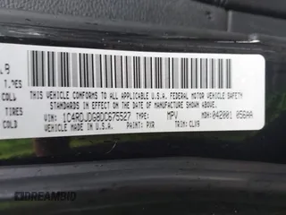 2013 Dodge Durango Crew with VIN 1C4RDJDG8DC675527, listed as a IAAI auction lot 42452197 with 184,981 mi miles and . Bid and sale history available at DreamBid. Image 9.
