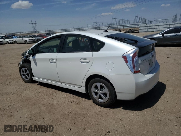 2015 Toyota Prius Four with VIN JTDKN3DU7F0459320, listed as a Copart auction lot 54012405 with 76,516 mi miles and Salvage Title. Bid and sale history available at carsss.com. Image 2.