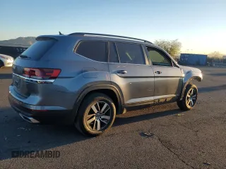 2021 Volkswagen Atlas SE z VIN 1V2LP2CA2MC589404, wystawiony jako Copart lot #84116254 z przebiegiem 54 955 mil mil oraz Szkody całkowita. Historia ofert i sprzedaży dostępna na DreamBid. Obrazek 3.