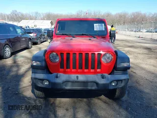2018 Jeep Wrangler Unlimited Sport with VIN 1C4HJXDNXJW197207, listed as a IAAI auction lot 41757166 with 60,911 mi miles and . Bid and sale history available at DreamBid. Image 12.