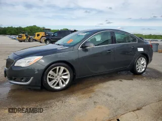 2014 Buick Regal with VIN 2G4GK5EX1E9215732, listed as a Copart auction lot 53346335 with 115,297 mi miles and Salvage title. Bid and sale history available at DreamBid. Image 1.