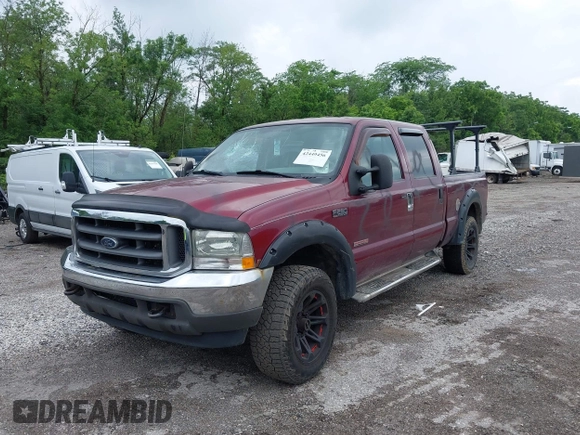 2004 Ford F-250 XL with VIN 1FTNW21P44EB88445, listed as a IAAI auction lot 42456615 with 214,185 mi miles and . Bid and sale history available at DreamBid. Image 2.