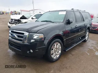 2011 Ford Expedition EL Limited with VIN 1FMJK2A54BEF33457, listed as a IAAI auction lot 41864686 with 186,278 mi miles. Bid and sale history available at carsss.com. Image 17.