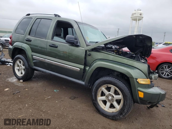 2007 Jeep Liberty Limited with VIN 1J4GL58K57W577746, listed as a Copart auction lot 57821055 with Not provided miles and Non repairable. Bid and sale history available at DreamBid. Image 4.