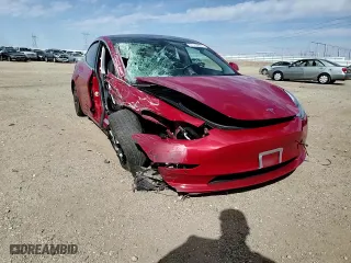 2019 Tesla Model 3 Long Range with VIN 5YJ3E1EB1KF387273, listed as a Copart auction lot 47318605 with 57,111 mi miles and Salvage Title. Bid and sale history available at carsss.com. Image 11.