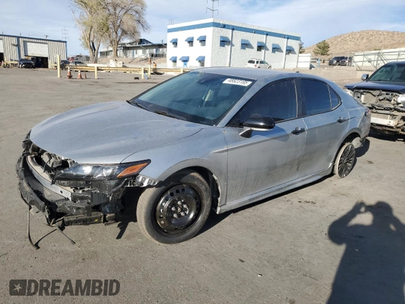 2022 Toyota Camry SE with VIN 4T1G11AK6NU037356, listed as a Copart auction lot 48823185 with 12,616 mi miles and Salvage Title. Bid and sale history available at carsss.com. Image 1.