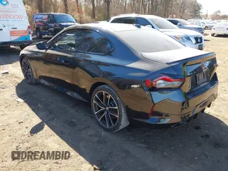 2024 BMW 2 Series M240i xDrive with VIN 3MW53CM0XR8E00477, listed as a IAAI auction lot 41899332 with 6,262 mi miles. Bid and sale history available at carsss.com. Image 3.