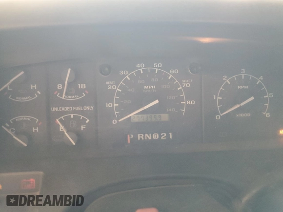 1993 Ford Bronco Custom with VIN 1FMEU15H2PLA65340, listed as a Copart auction lot 74177884 with 277,399 mi miles and Salvage title. Bid and sale history available at DreamBid. Image 9.