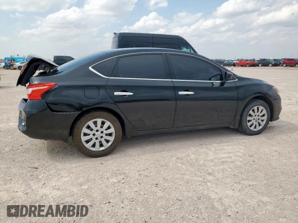 2017 Nissan Sentra S with VIN 3N1AB7AP6HY384390, listed as a Copart auction lot 58981285 with 97,286 mi miles and Salvage title. Bid and sale history available at DreamBid. Image 3.