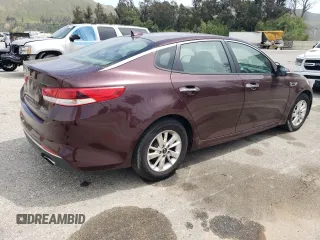 2018 Kia Optima LX with VIN 5XXGT4L31JG229497, listed as a Copart auction lot 57469045 with 119,629 mi miles and Salvage title. Bid and sale history available at DreamBid. Image 3.
