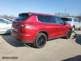 2023 Mitsubishi Outlander SE with VIN JA4J4UA89PZ050254, listed as a Copart auction lot 47002785 with 26,358 mi miles and Salvage Title. Bid and sale history available at carsss.com. Image 3.