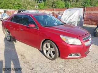 2013 Chevrolet Malibu LTZ with VIN 1G11J5SX9DF196248, listed as a IAAI auction lot 41994202 with 181,767 mi miles. Bid and sale history available at carsss.com. Image 1.