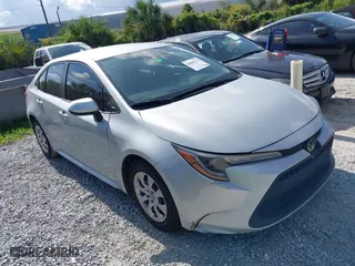 2022 Toyota Corolla LE with VIN JTDEPMAE0NJ195988, listed as a IAAI auction lot 41485618 with 238,890 mi miles. Bid and sale history available at carsss.com. Image 1.