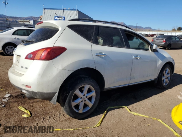 2009 Nissan Murano S with VIN JN8AZ18W59W102109, listed as a Copart auction lot 88116575 with Not Provided miles and Clean Title. Bid and sale history available at carsss.com. Image 3.